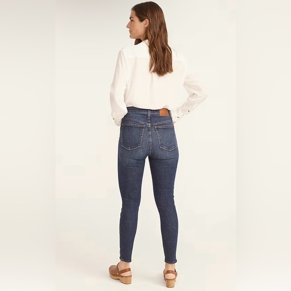 J.Crew Curvy Toothpick Jean in Dryden Wash Size 24 - Picture 3 of 9
